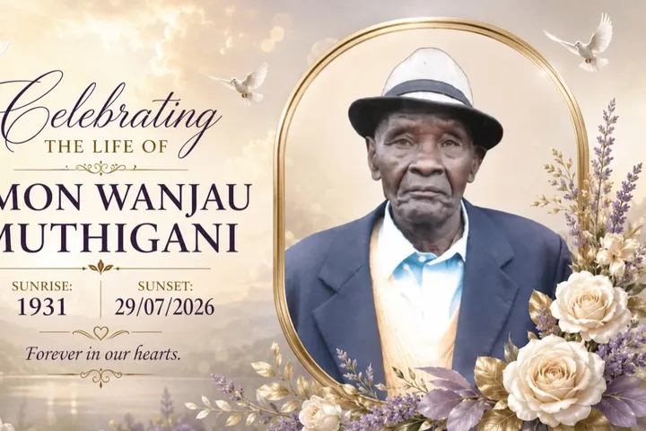 Cover image for SIMON WANJAU MUTHIGANI